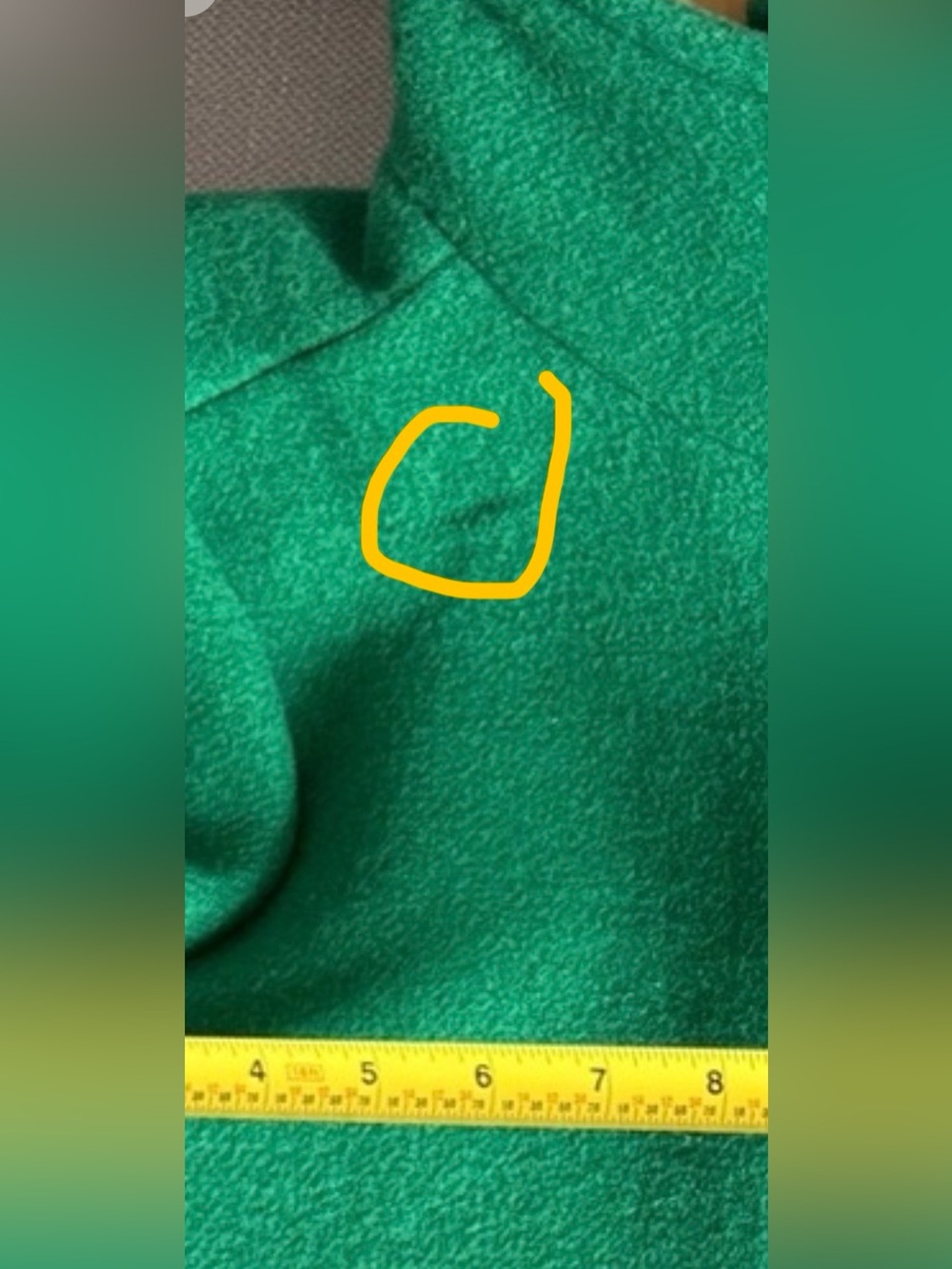 J. Crew Emerald Green Wool Zip-Front Pea Coat Size 6 - Picture 12 of 13